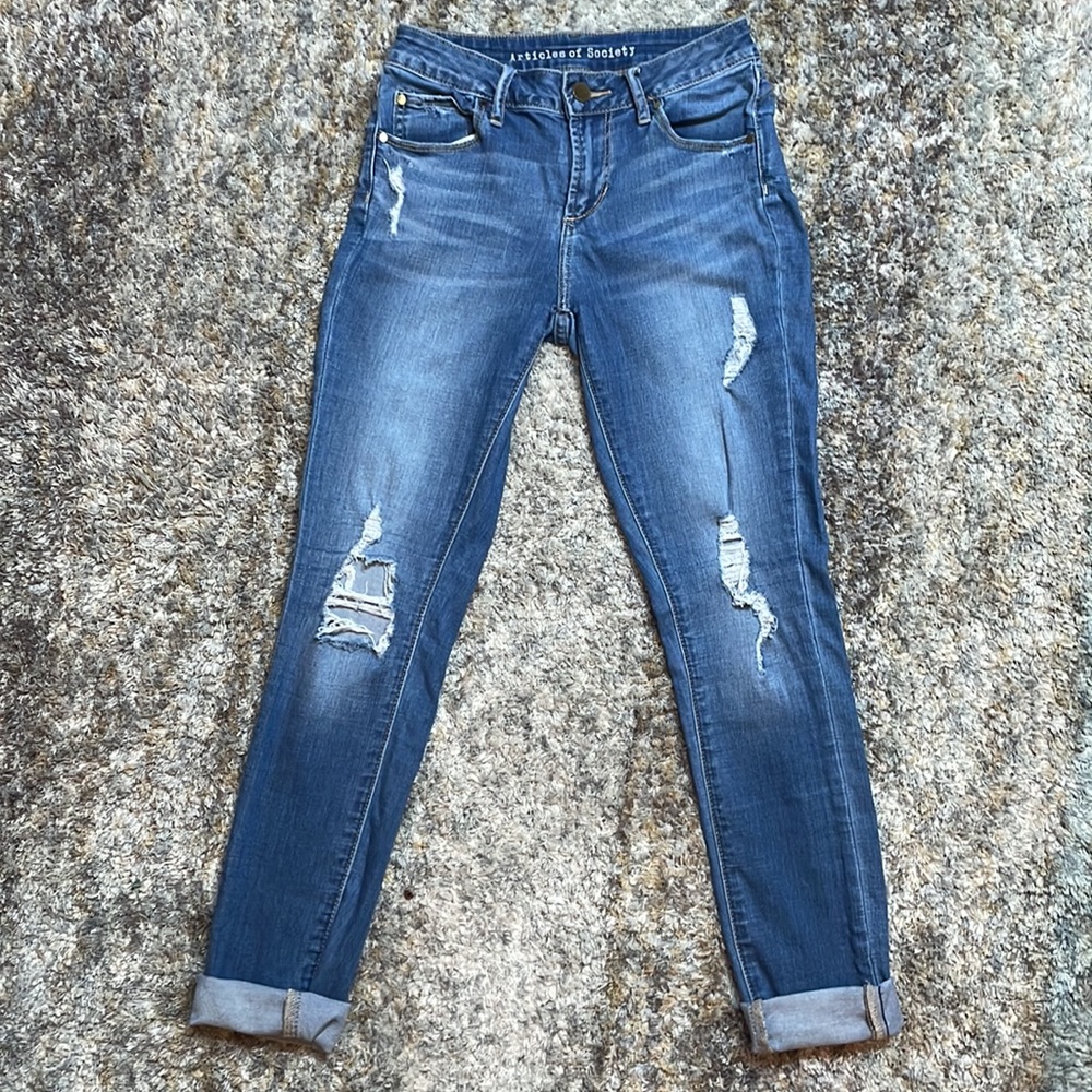 Articles of Society Karen Skinny Crop Jeans